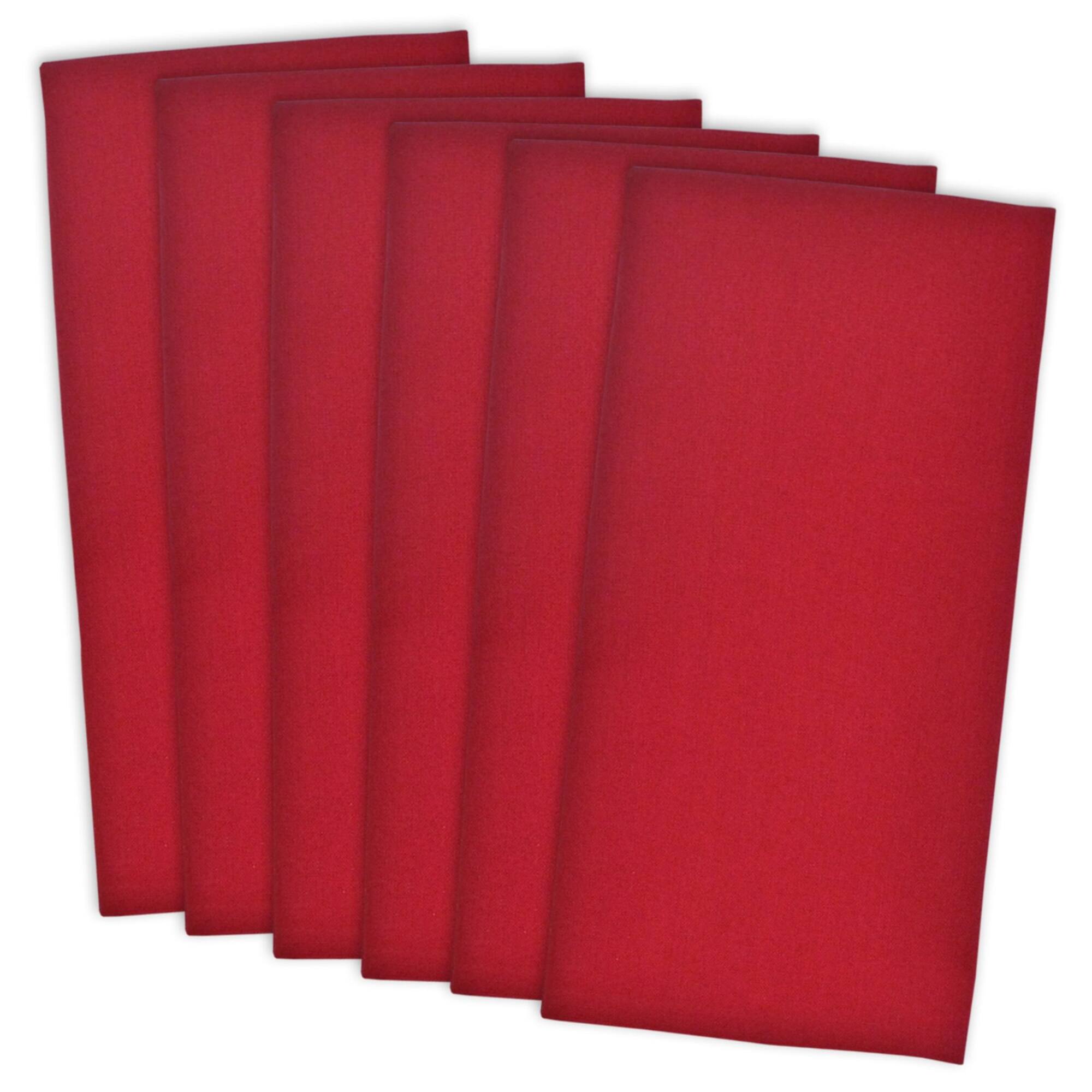 DII® Tango Red Flat Woven Dishtowel, 6ct.